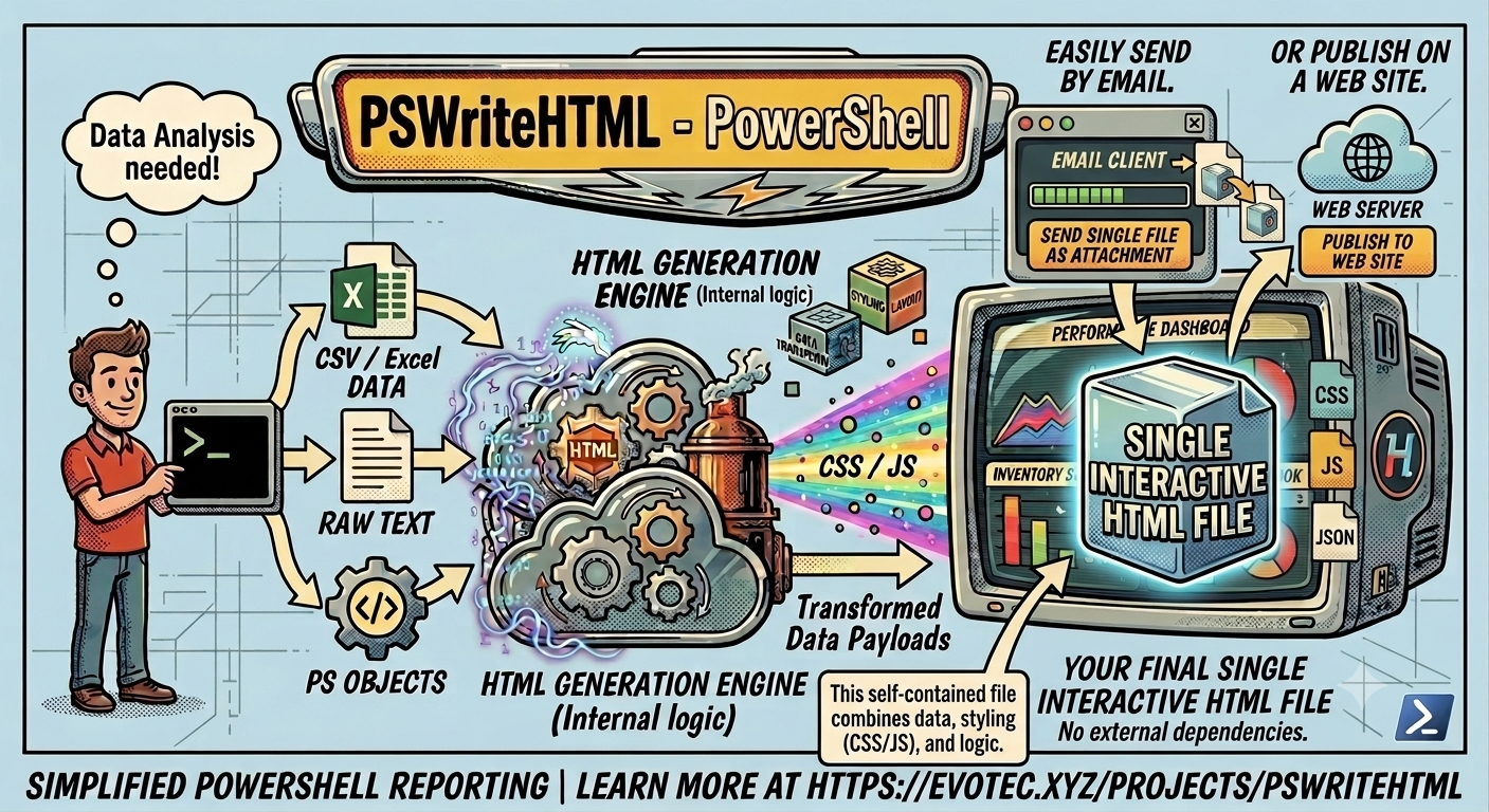 PSWriteHTML report generation engine